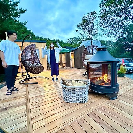 Fuji Dome Glamping Hotel ฟูจิคาวากุจิโกะ ภายนอก รูปภาพ