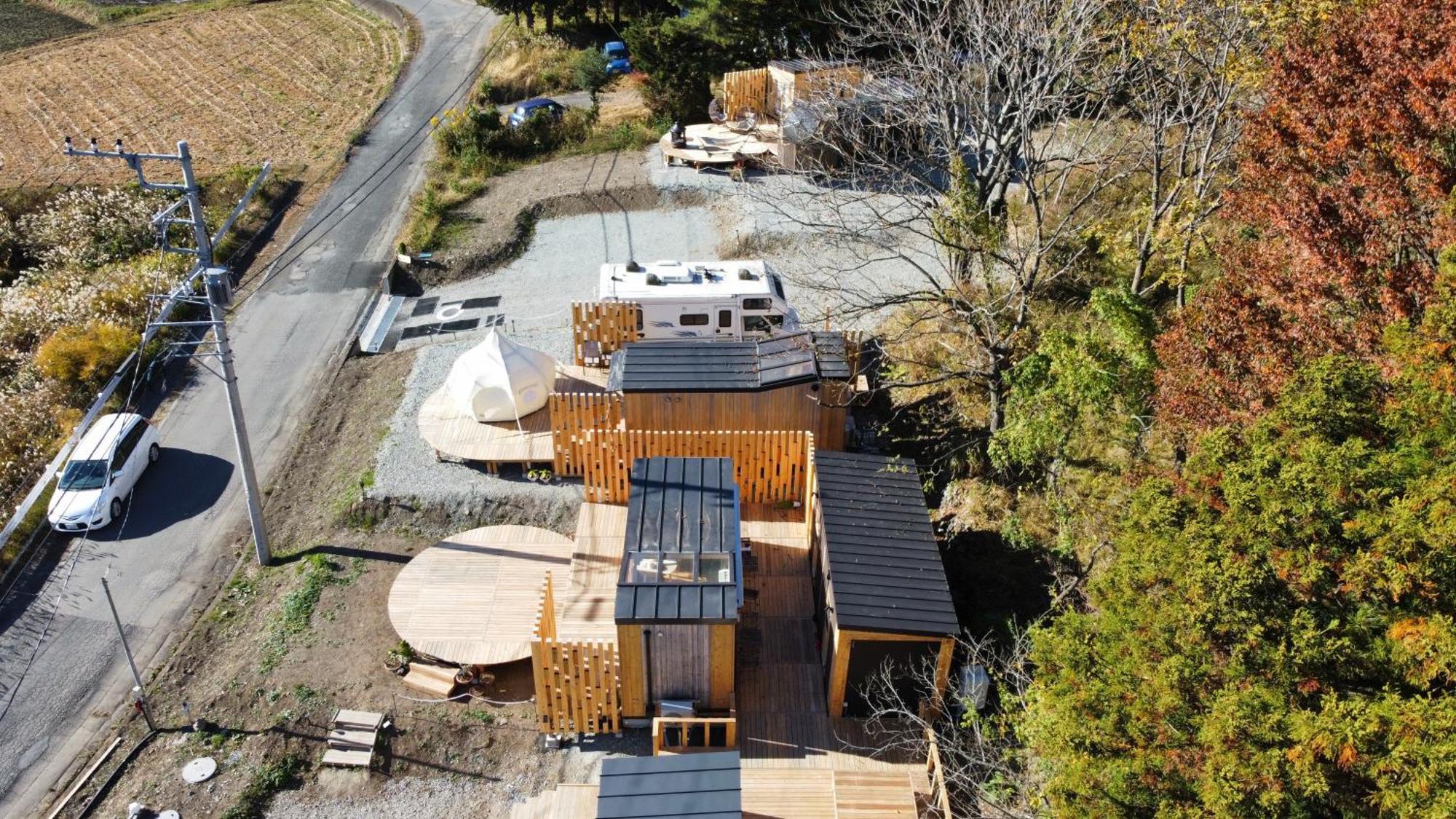 Fuji Dome Glamping Hotel ฟูจิคาวากุจิโกะ ภายนอก รูปภาพ