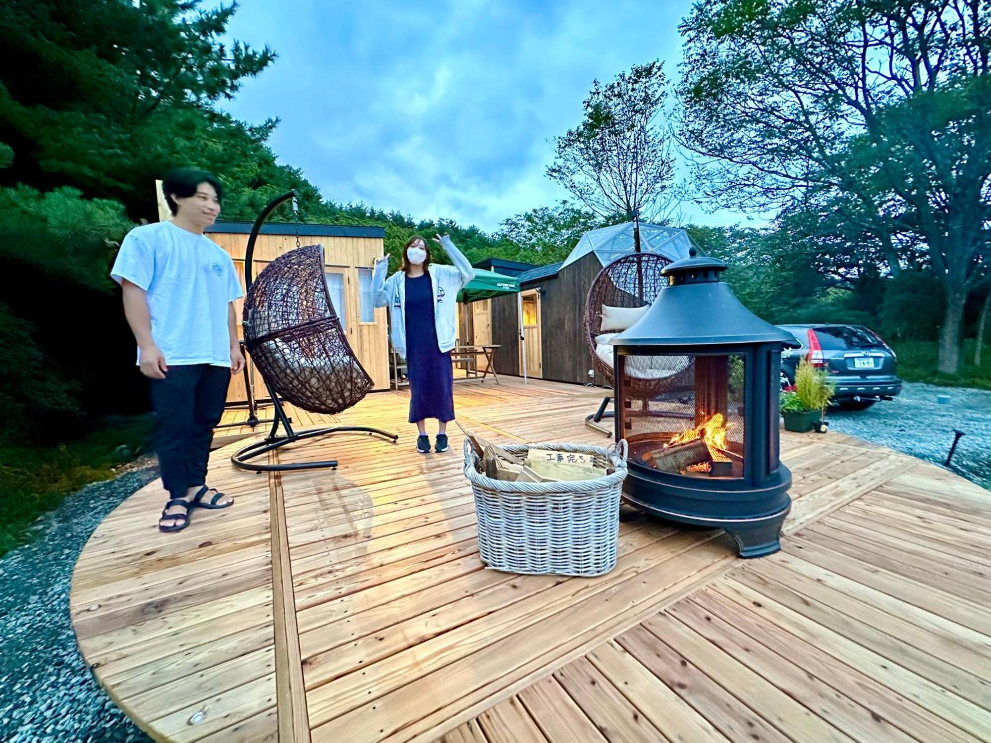 Fuji Dome Glamping Hotel ฟูจิคาวากุจิโกะ ภายนอก รูปภาพ